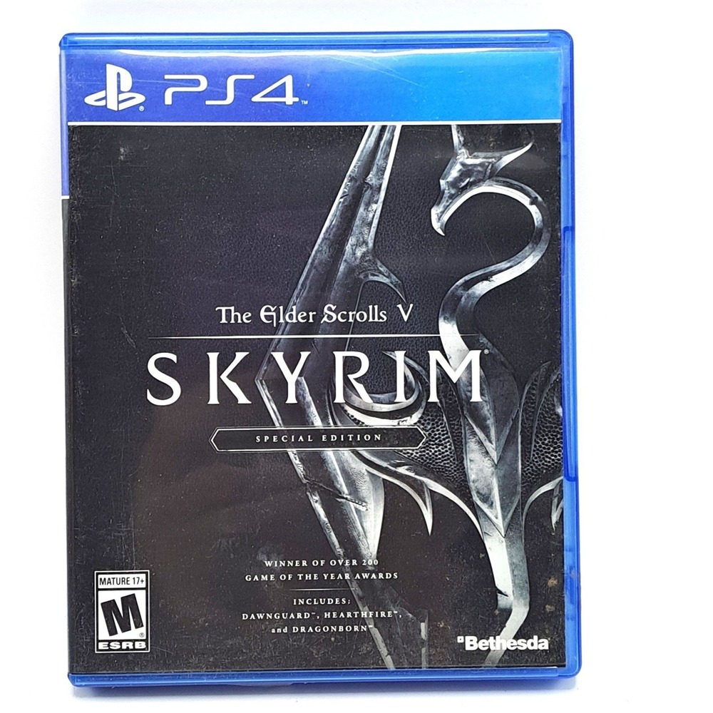Skyrim Special Edition PS4 The Elder Scrolls V Open World RPG Game Complete